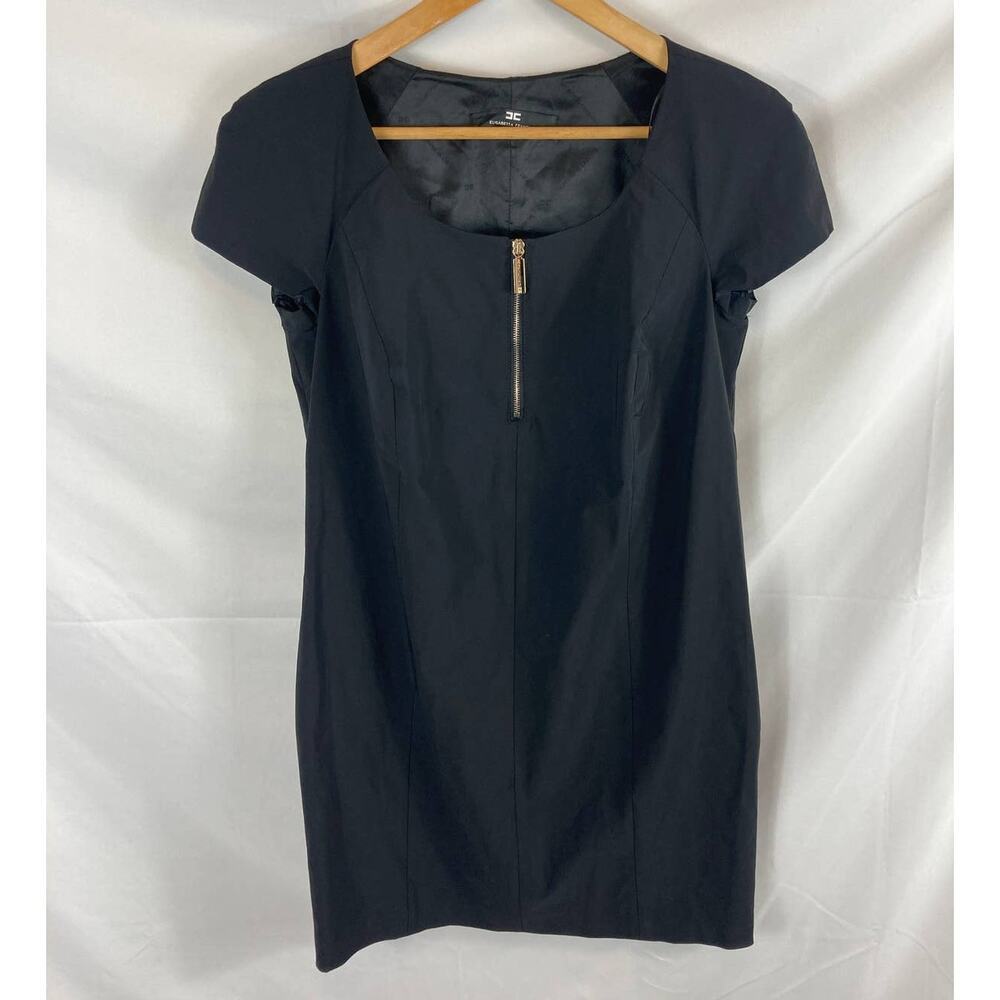 Elisabetta Franchi Cap Sleeve Sheath Dress Size 42 EU